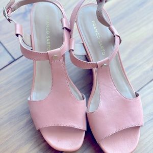 Franco Sarto blush pinkish peach pump sandals size 9
